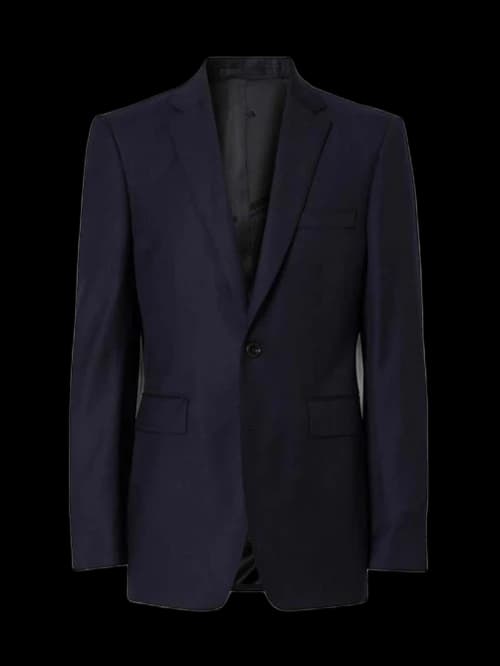 Burberry Classic Fit Wool Suit Navy