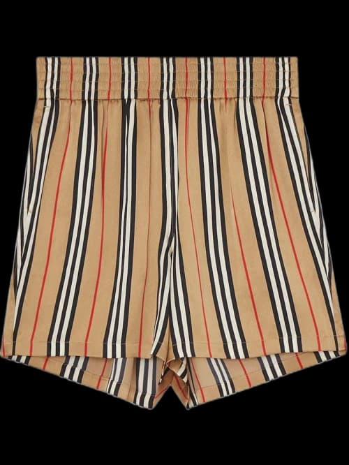 Burberry Icon Stripe Shorts Beige