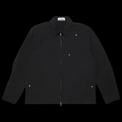 Stone Island Zipper Overshirt 'Black'
