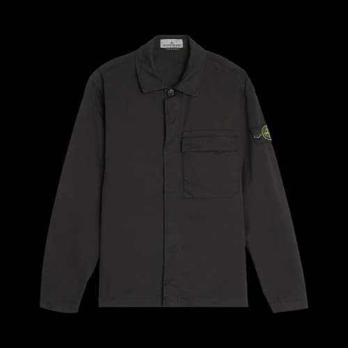 Stone Island Stretch Cargo Overshirt 'Black'