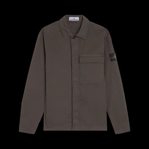 Stone Island Stretch Cargo Overshirt 'Charcoal'