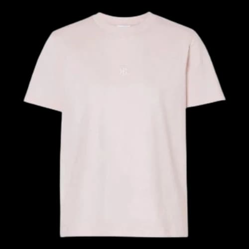 Burberry Minimalistic Logo Short Sleeve Pink