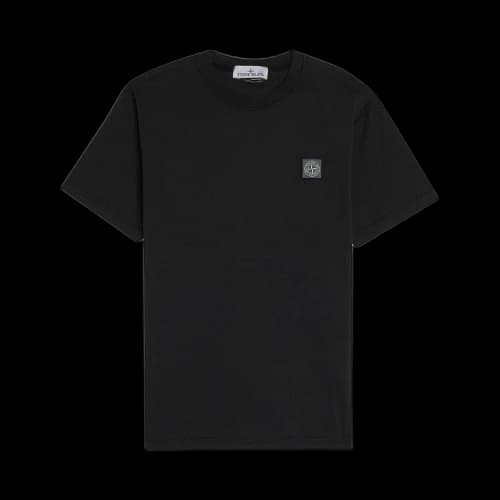 Stone Island Logo Patch T-Shirt 'Black'