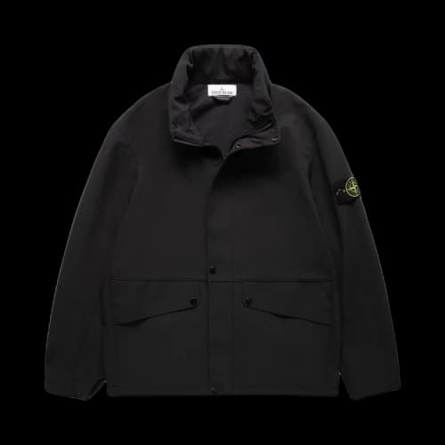 Stone Island Concealable Hood Jacket 'Black'