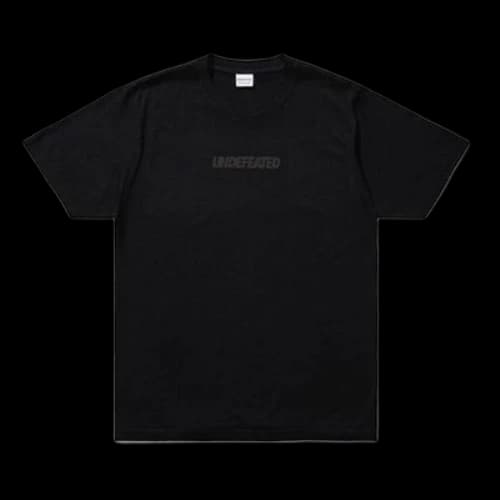 UNDEFEATED SS20 Logo S/S Tee Solid Color Logo Unisex Black