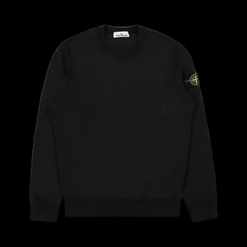 Stone Island Garment Dyed Sweatshirt 'Black'
