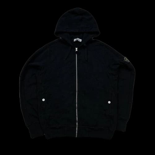 Stone Island Garment Dyed Hoodie 'Black'