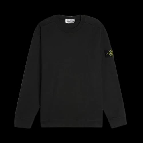 Stone Island Garment Dyed Sweatshirt 'Black'