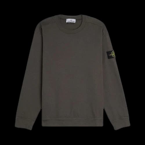 Stone Island Garment Dyed Sweatshirt 'Charcoal'