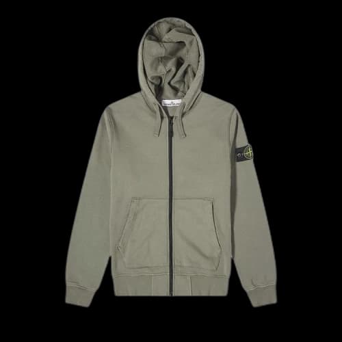 Stone Island Zip Hoodie 'Musk'