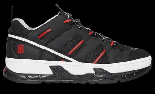 Burberry Mesh Nubuck Union Black Red