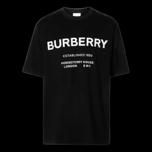 Burberry Horseferry Printing Cotton GS Black