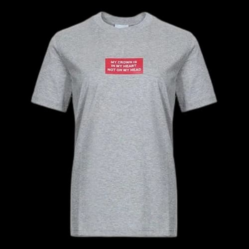 Burberry Alphabet Printing Short Sleeve Gray