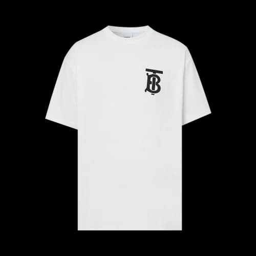 Burberry Monogram Motif Oversized logo Printing Female White (Women's)