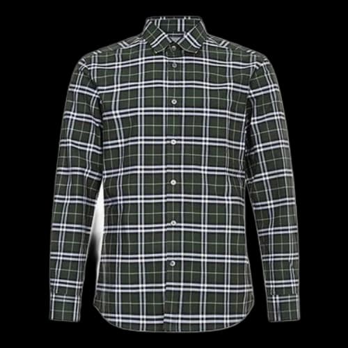 Burberry Plaid Cotton Long Sleeves Shirt