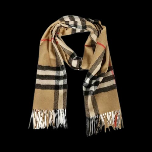 Burberry Classic Check Cashmere Scarf 'Archive Beige'