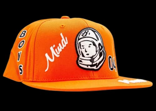 Billionaire Boys Club Captain Snapback Cap Red/Tangerine