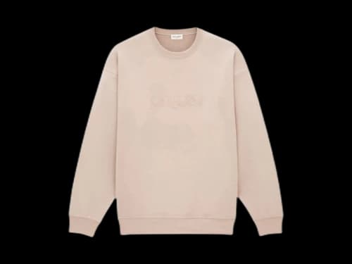 Saint Laurent Logo Sweatshirt Pink