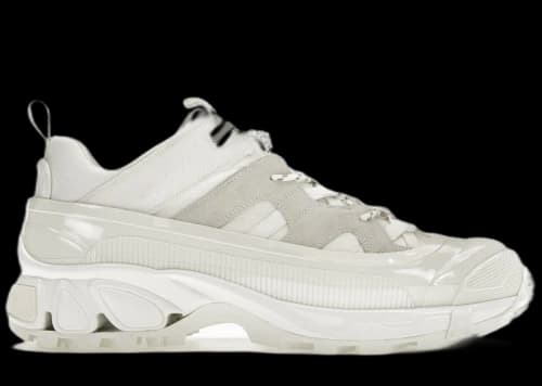 Burberry Arthur White Suede