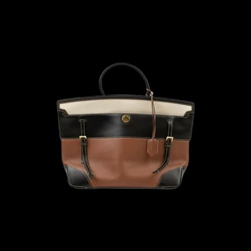 Burberry Top Handle Bag 'Black/Brown'
