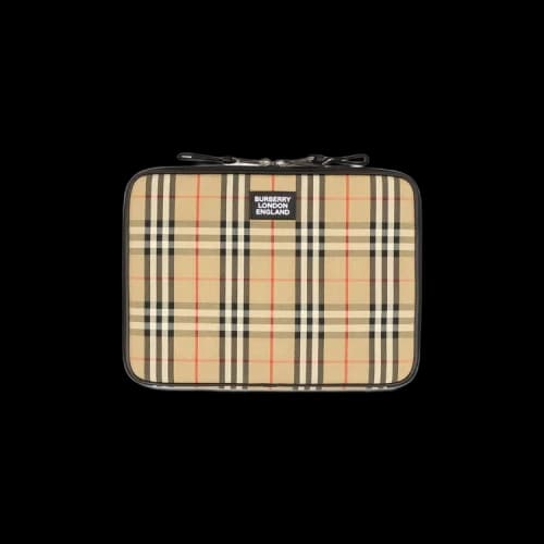 Burberry Archive Vintage Check Laptop Case 'Cream'