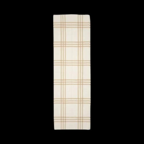 Burberry Giant Check Gauze Scarf 'White/Ecru'
