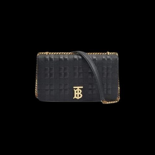 Burberry Medium Quilted Lola Bag 'Black'