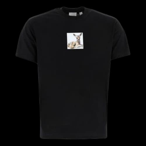 Burberry Deerlet Printing Cotton Female Black
