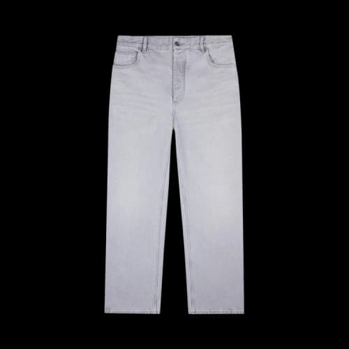 Bottega Veneta Washed Denim Trousers 'Light Grey'