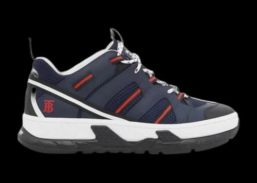 Burberry Mesh Nubuck Union Navy Red