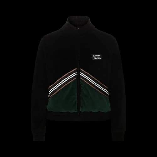 Burberry Velvet Track Jaket 'Black'