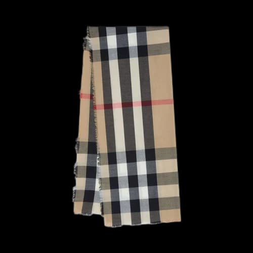 Burberry Lightweight Check Cashmere Scarf 'Archive Beige'