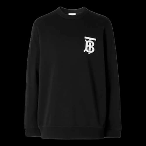 Burberry TB Crewneck Sweatshirt 'Black White'