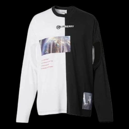Burberry Oversized Montage Print Cut-out