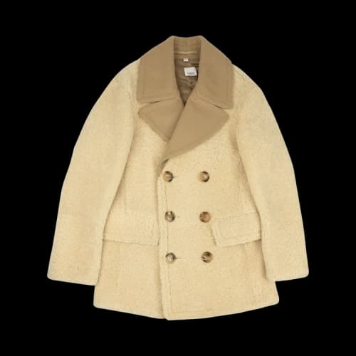 Burberry Shearling Coat 'Sesame'