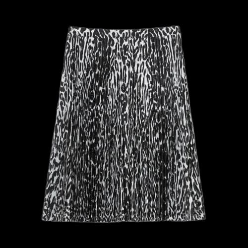 Burberry Rersby Pleated Leopard-Print Skirt 'IP Pattern'
