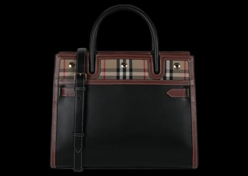 Burberry Title Shoulder Bag Black