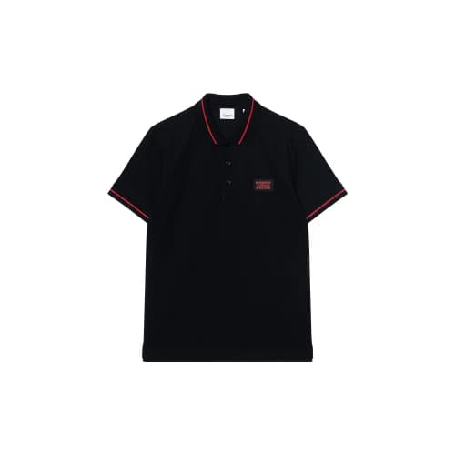 Burberry Short Sleeves Polo Shirt 'Black'