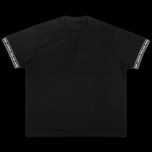 Burberry Logo Tape T-Shirt Black