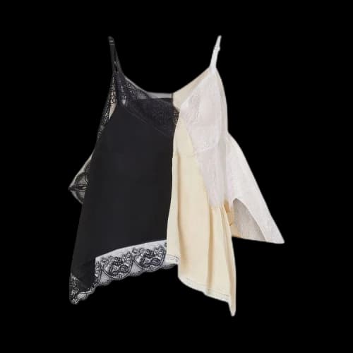 Burberry Deconstructed Lace Top 'Buttermilk'