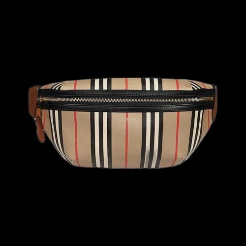 Burberry Icon Stripe E-Canvas Sonny Bum Bag 'Archive Beige'