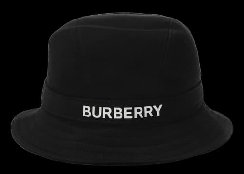 Burberry Logo-Print Bucket Hat Black