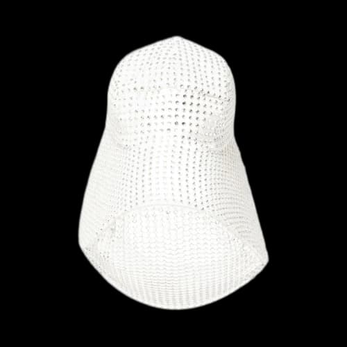 Burberry Crystal Mesh Bonnet 'Optic White'