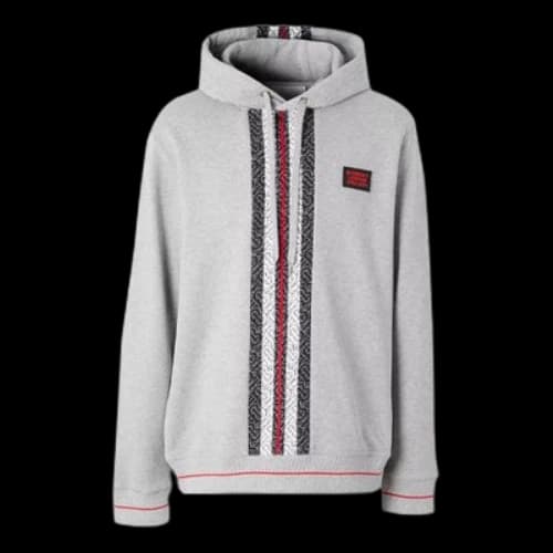 Burberry Stripe Cotton Gray