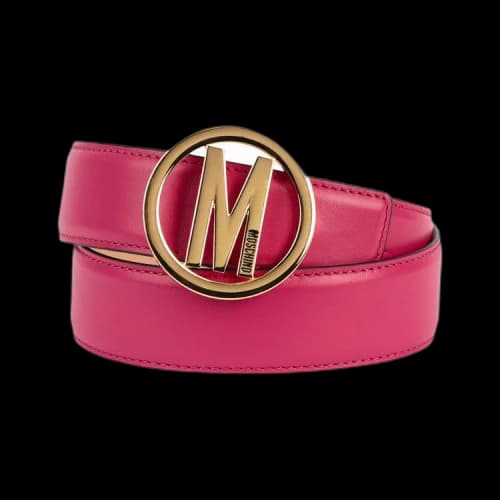 Moschino Logo Belt 'Fuchsia'