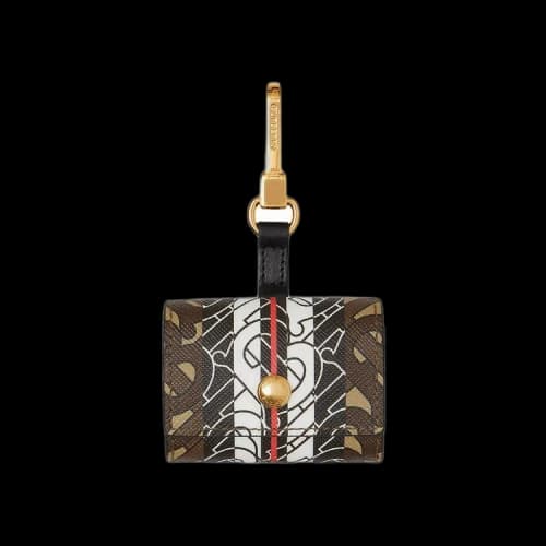 Burberry Monogram Stripe E-Canvas AirPods Pro Case 'Brown'