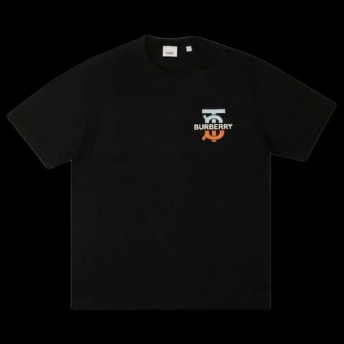 Burberry Monogram Motif Oversized T-shirt Black