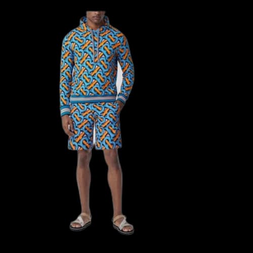 Burberry Printing Pure Cotton Unisex Multi-Color