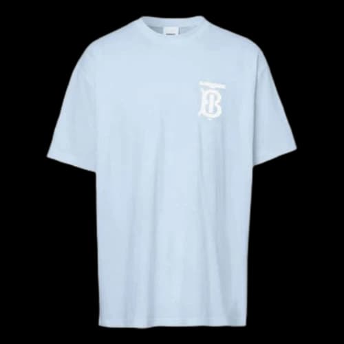 Burberry Monogram Motif Short Sleeve LightBlue