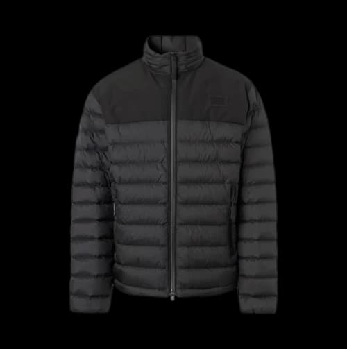 Burberry Logo Applique Lightweight Puffer Jacket Black
